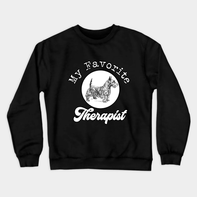 Terrier Dog Lover Owner Favorite Therapist Cute Gift Crewneck Sweatshirt by HuntTreasures